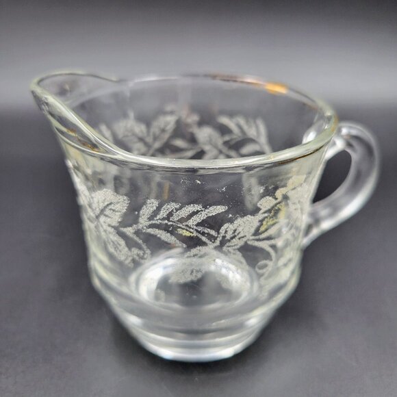 Vintage Creamers Frosted Grape & Leaf Gold Set Of 3 Creamer Syrup Condiment - Picture 11 of 16